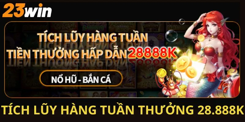 Khuyến Mãi 23WIN – Ưu Đãi Sốc Mỗi Ngày, Nhận Quà Cực Dễ 2 Cơ hội nhận 28888K vô cùng đơn giản
