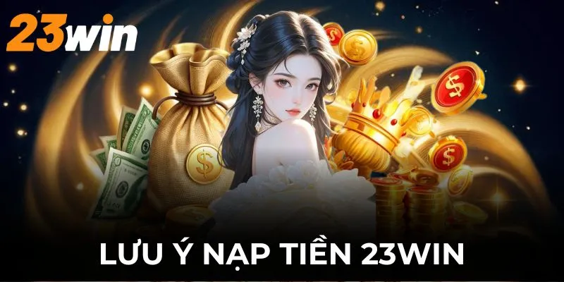 Nạp Tiền 23WIN – Hướng Dẫn Nhanh, An Toàn, Thành Công 100% 4 Một vài lưu ý nạp vốn mà người thực hiện nên nắm rõ